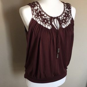 Cable & Gauge Crochet Tank